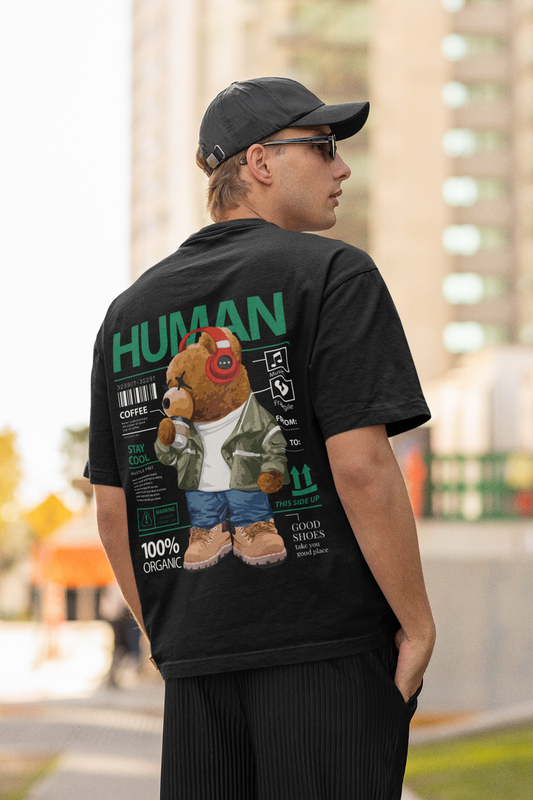 Oversized T-shirt - 'Human'