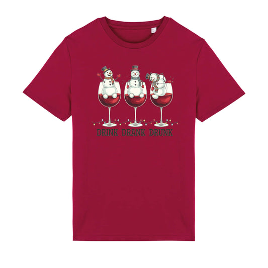 Uniseks T-shirt - Drink Drank Drunk