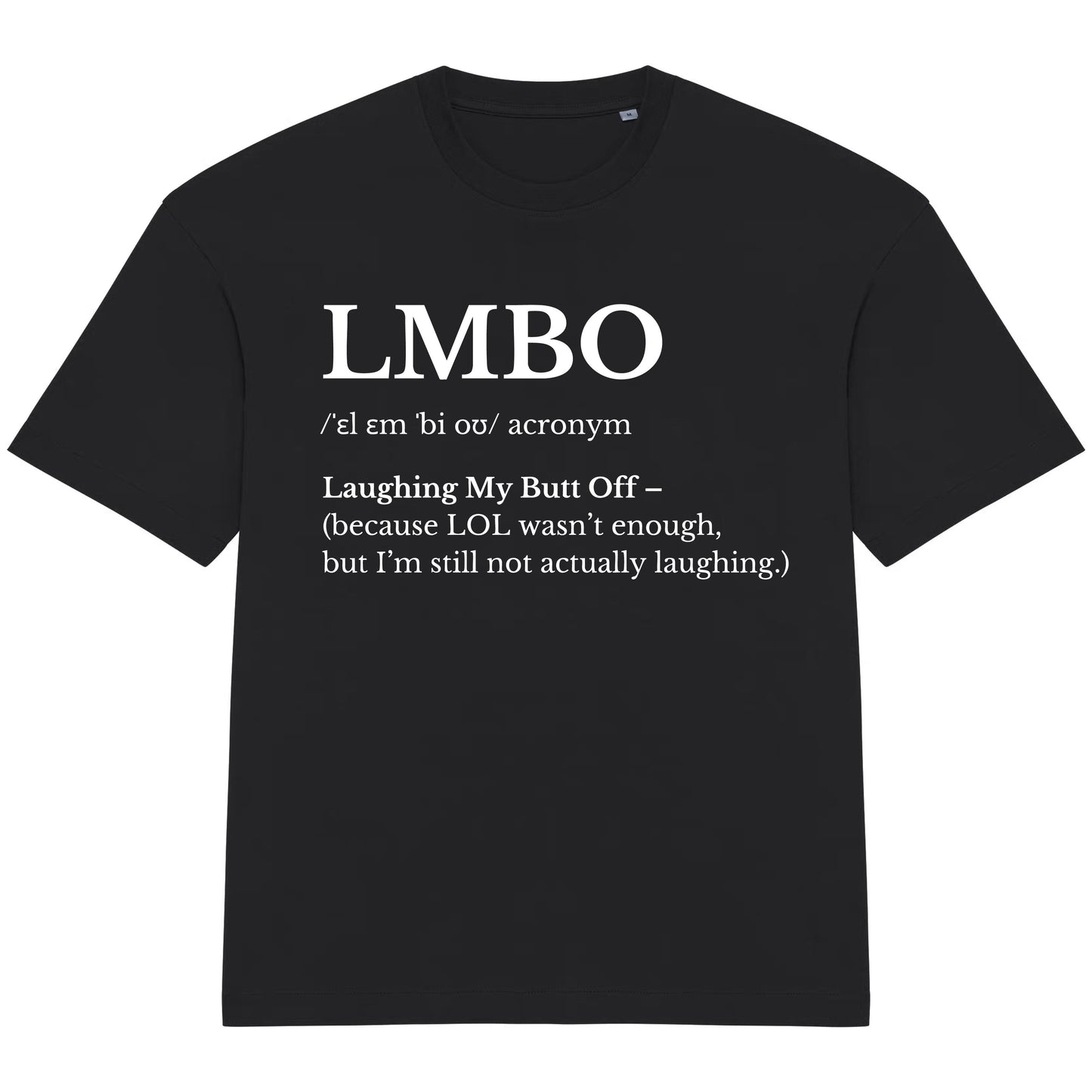 Oversized T-shirt - 'LMBO'