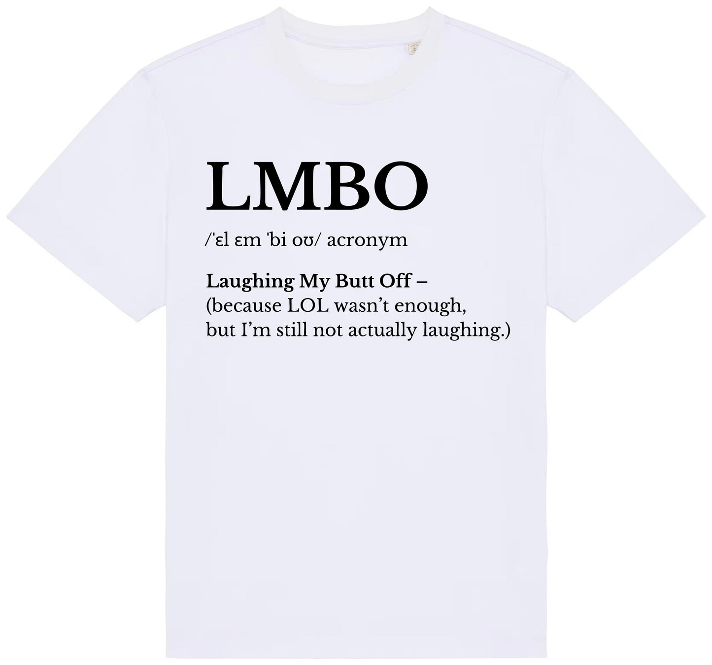 Oversized T-shirt - 'LMBO'