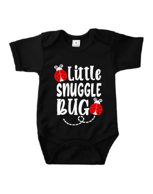 Romper korte mouw - 'Little snuggle bug'
