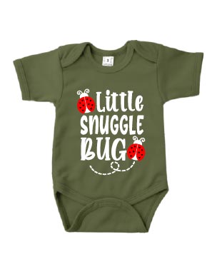 Romper korte mouw - 'Little snuggle bug'