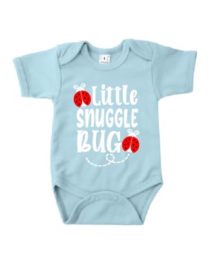 Romper korte mouw - 'Little snuggle bug'
