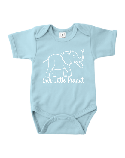 Romper korte mouw - 'Our little Peanut'