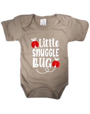 Romper korte mouw - 'Little snuggle bug'