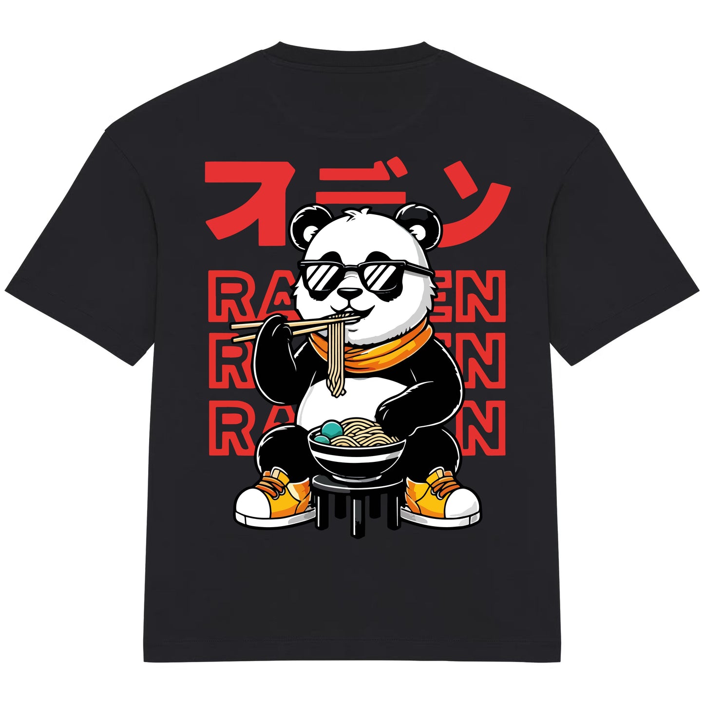 Oversized T-shirt 'Ramen Panda'