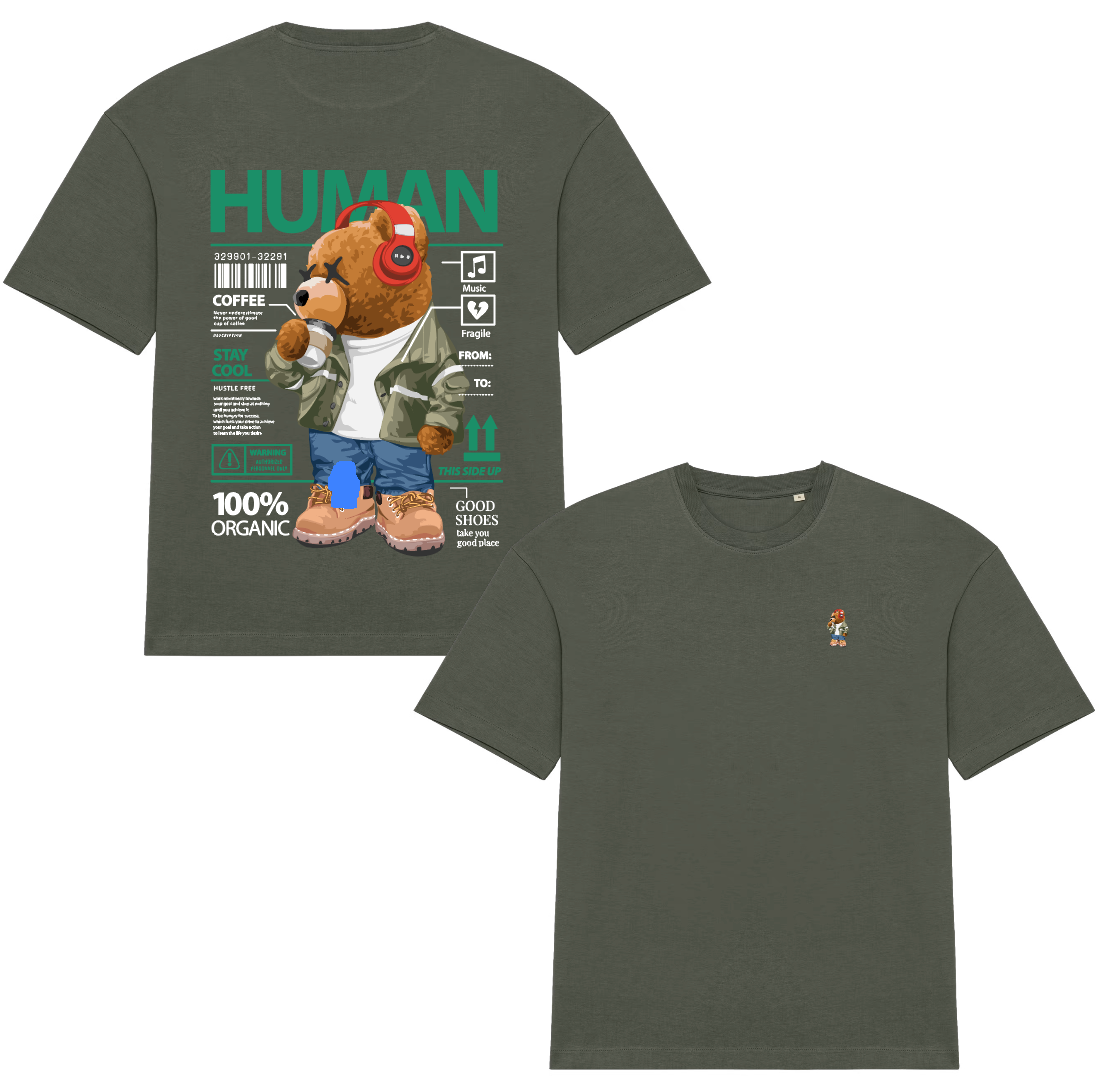 Oversized T-shirt - 'Human'