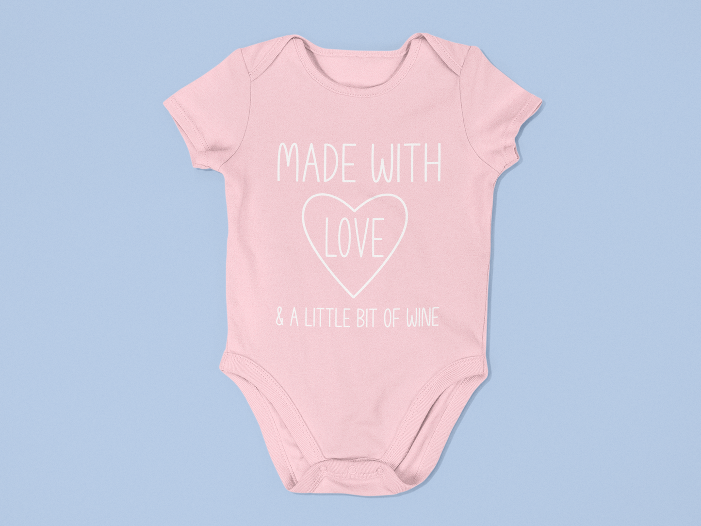 Romper korte mouw - 'Made with Love'