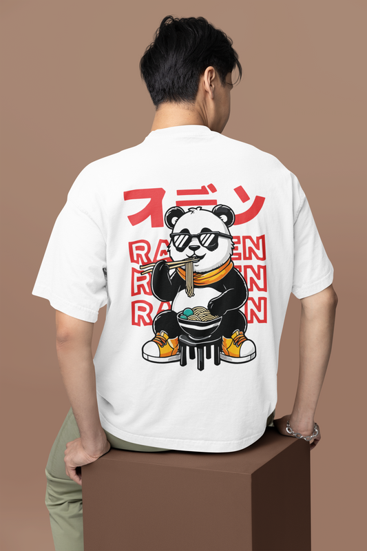 Oversized T-shirt 'Ramen Panda'