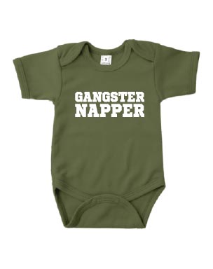Romper korte mouw - 'Gangster napper'