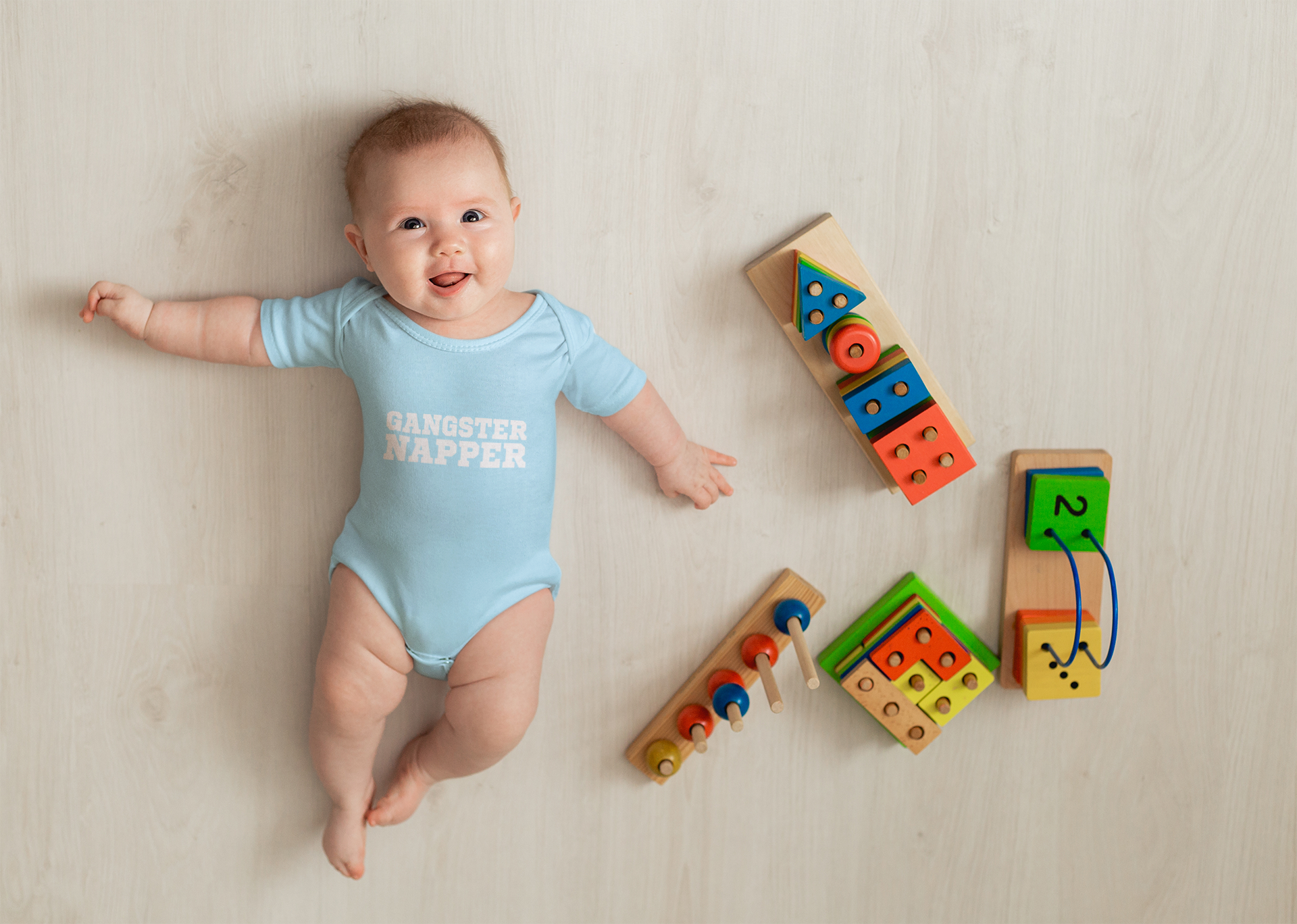 Romper korte mouw - 'Gangster napper'