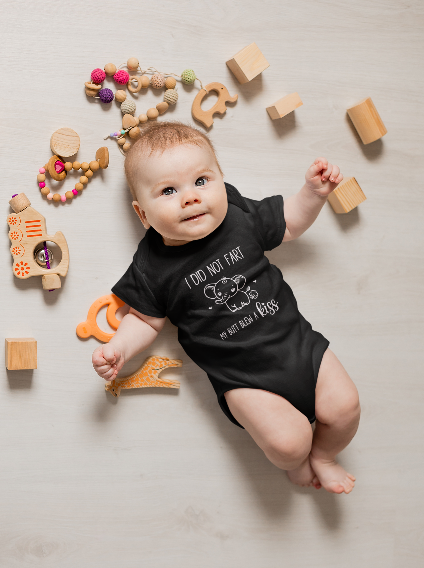 Romper korte mouw - 'I Did Not Fart'