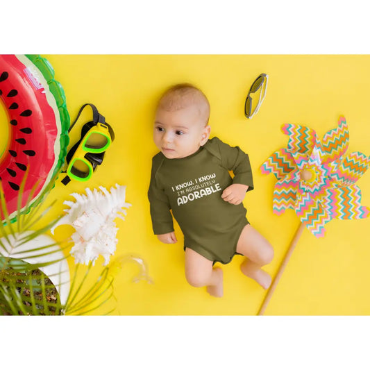 Romper korte mouw - ’ I know I know’ - Baby