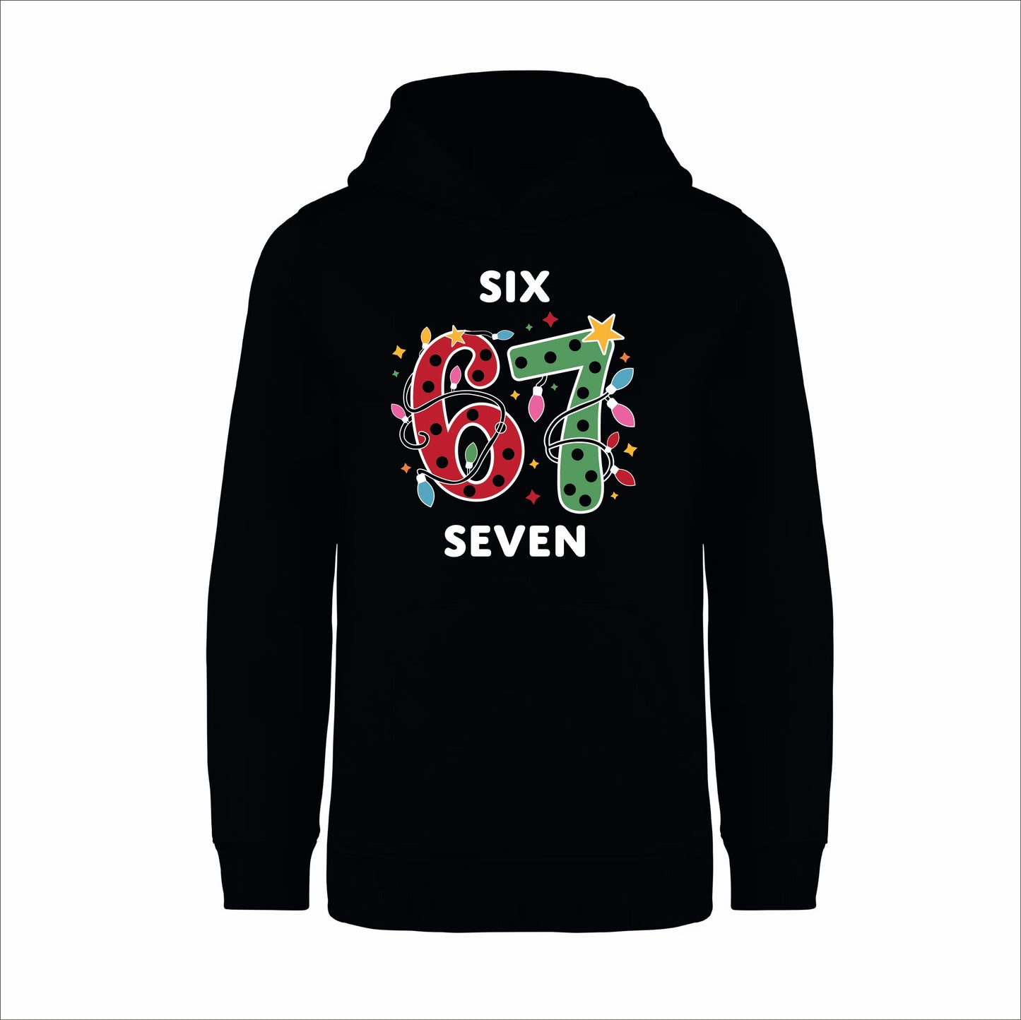 Kindersweater met capuchon - Six Seven Kerst