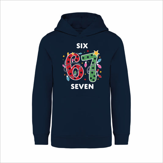 Kindersweater met capuchon - Six Seven Kerst